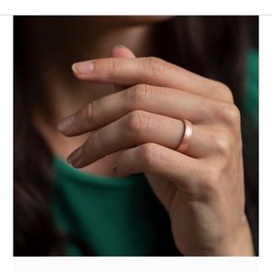 Enso Rose Gold Silicone Ring